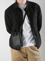 Sac Bandoulire Flandres Cuir Etrier Noir flandres EFLA728S-vue-porte