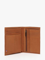 Leather Wallet Oil Etrier Brown oil EOIL271-vue-porte