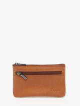 Coin Purse Oil Leather Etrier Brown oil EOIL612