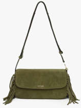 Shoulder Bag Country Leather Etrier Green country ECOU145M