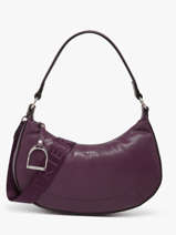 Medium Leather Altesse Shoulder Bag Etrier Violet altesse EALT017M