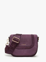 Sac Bandouli�re S Lasso Cuir Etrier Violet lasso ELAS152S