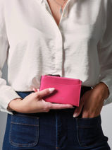 Porte-cartes Altair Cuir Etrier Rose altair EALA094M-vue-porte