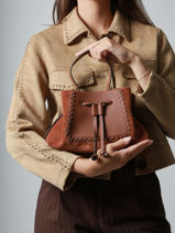 Sac Bandoulire Brumby Etrier Marron brumby EBRU148S-vue-porte