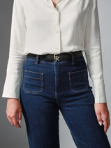 Ceinture Ajustable Jolly Cuir Etrier Noir jolly EJOL414C-vue-porte