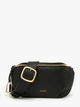 Sac Banane Etrier Noir torsade ETOS022M