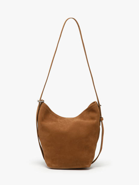Sac Porté épaule Sac à Dos S Cavalier Nubuck Cuir Etrier Marron cavalier nubuck ECAN126S vue secondaire 7