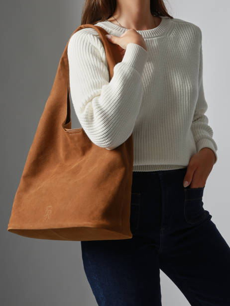 Hobo L Cavalier Nubuck Cuir Etrier Marron cavalier nubuck ECAN154L vue secondaire 1